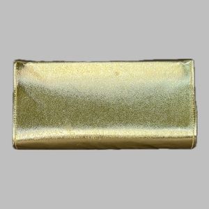 Vintage 1960’s Gold Metallic Clutch Purse Evening Bag